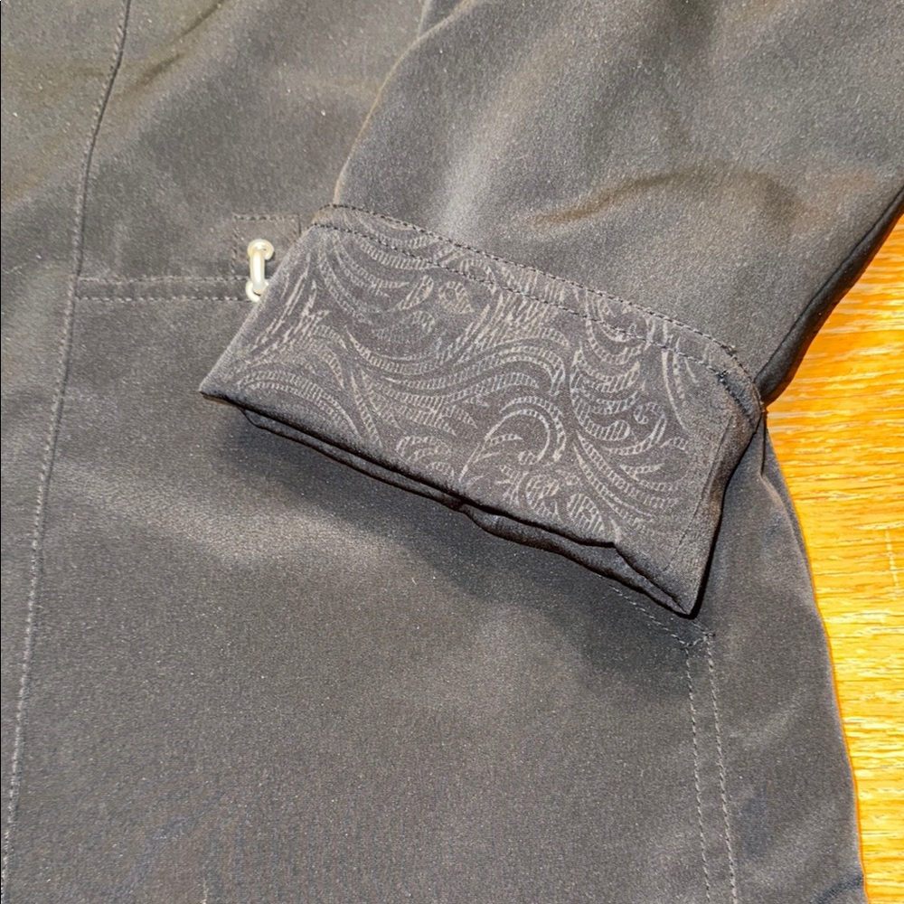 Classic Elements Black Hooded Utility Jacket Weat… - image 4